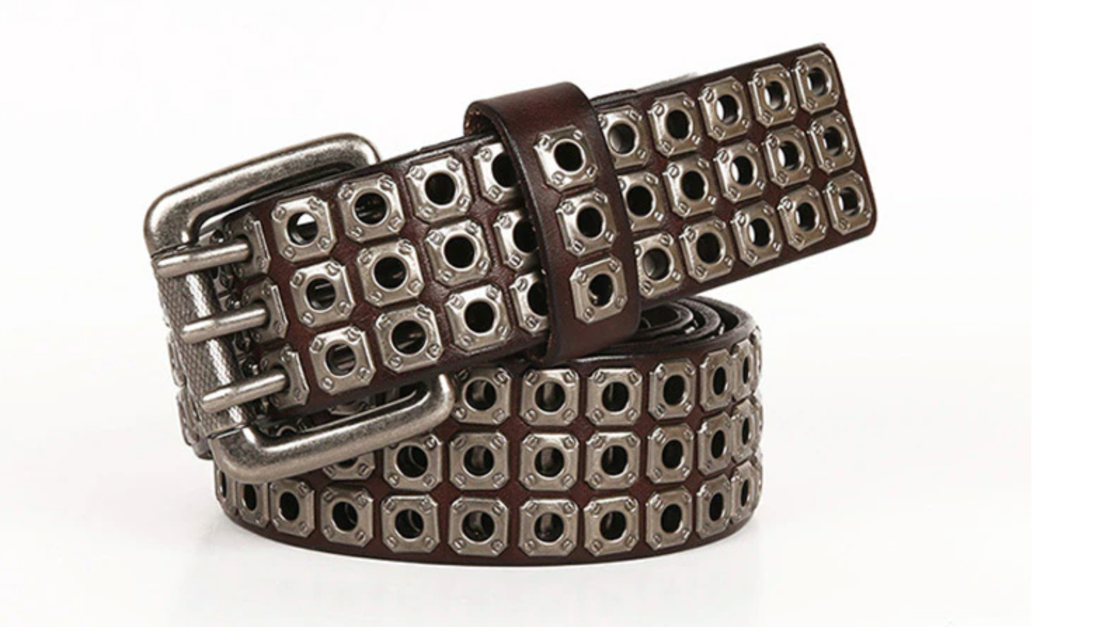 Punk Rivet Men Rock Style Belt - FanFreakz