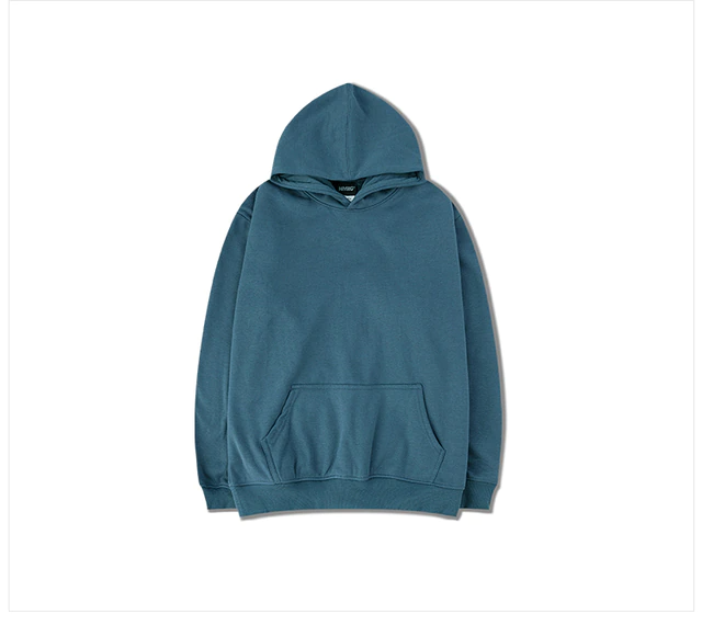 Pop-Farbe Solid Thick Hoodie