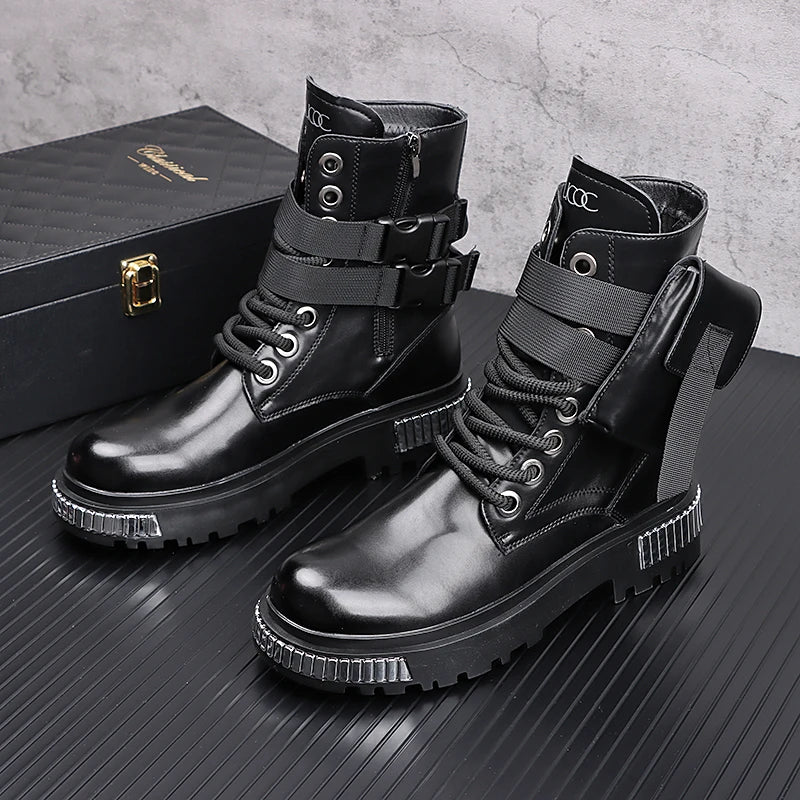 Side Pocket Decor Short Plush Boots