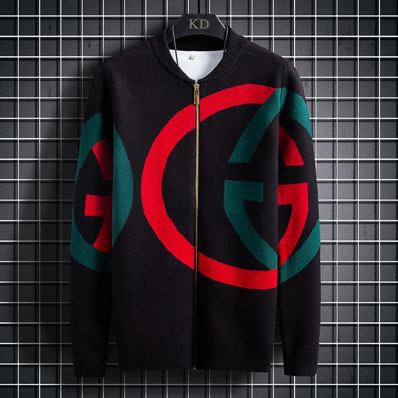 Big G Lettered Long Sleeves Jacket