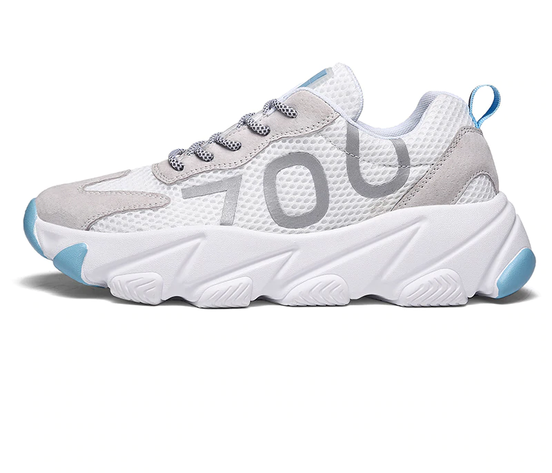 Comfortable Lace Up Male Casual Lightweight Flat Men Sneaker