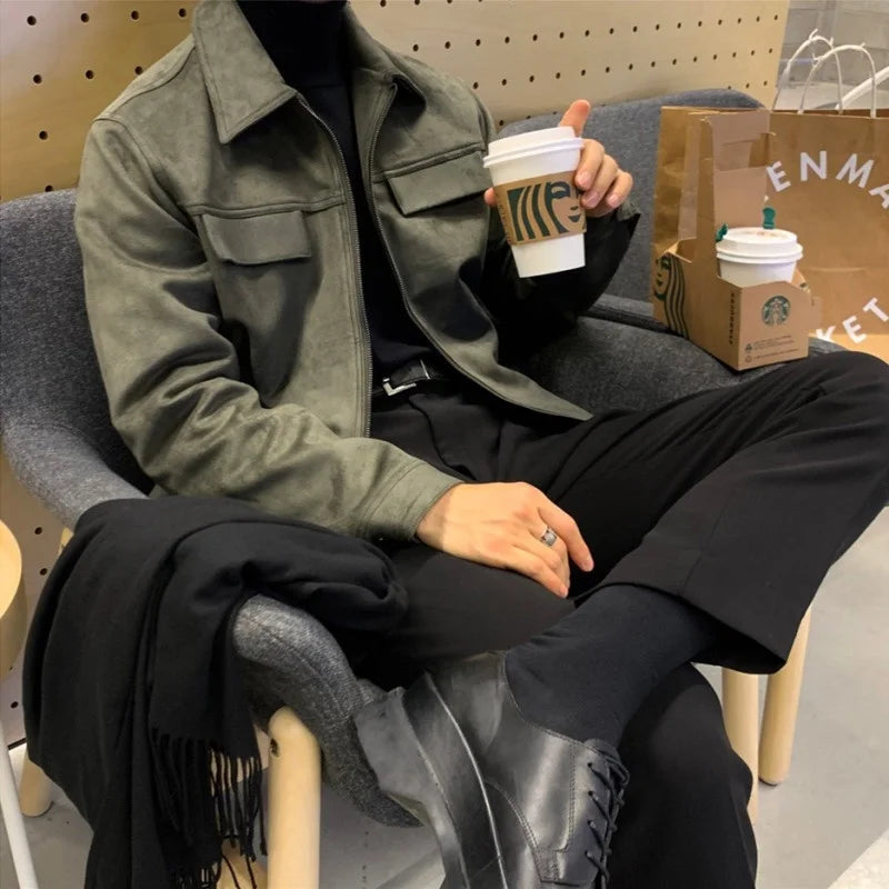 Thickened Casual Solid Color Jacket