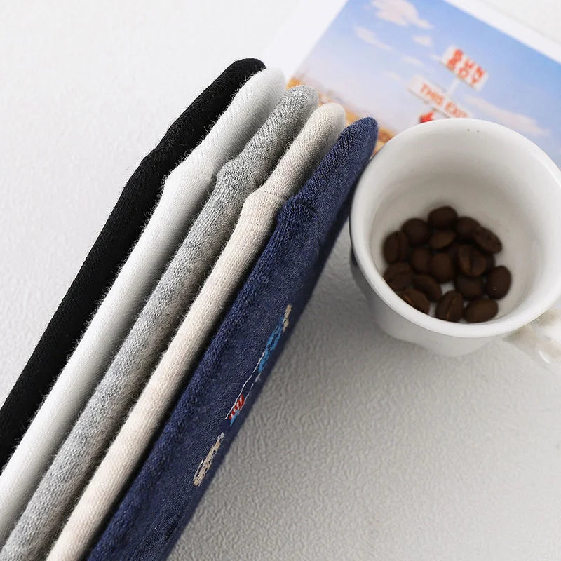 Cartoon Printed Pattern Ankle Socks