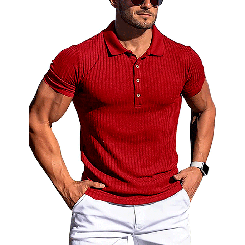 Ordinary Solid Slim Fit Polo Shirt