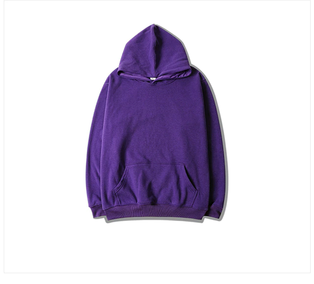 Pop-Farbe Solid Thick Hoodie