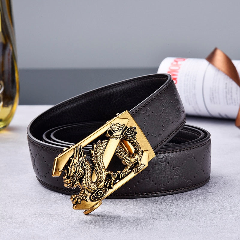 Letter Z Wrapped in Dragon Buckle Style Belt