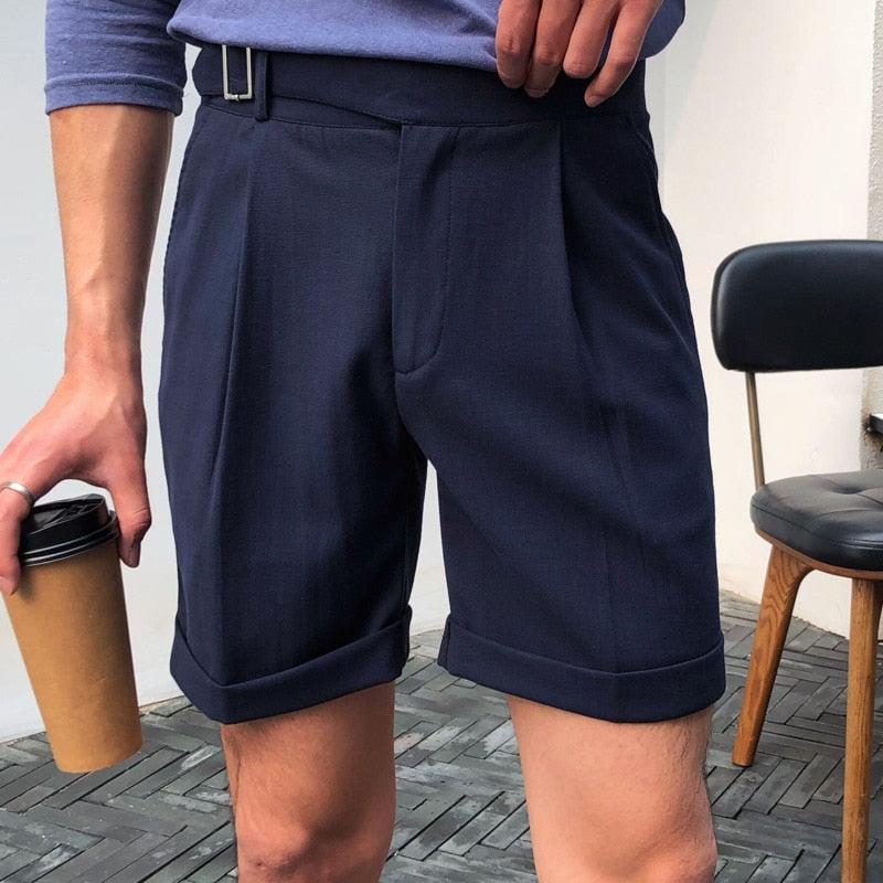 Solid Polyester Regular Fit Shorts