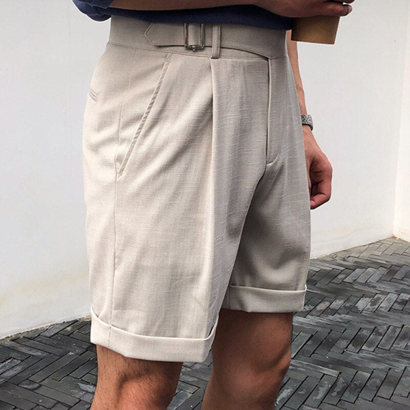 Solid Polyester Regular Fit Shorts