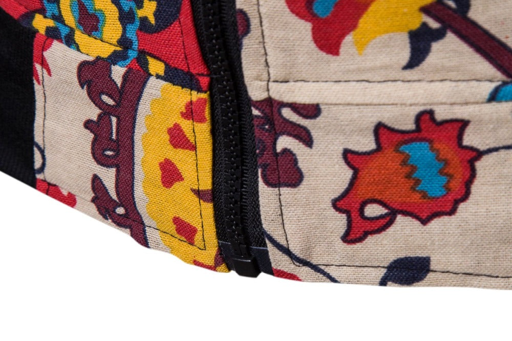 Autumn Chinese Flower Print Men Casual Jacket - FanFreakz