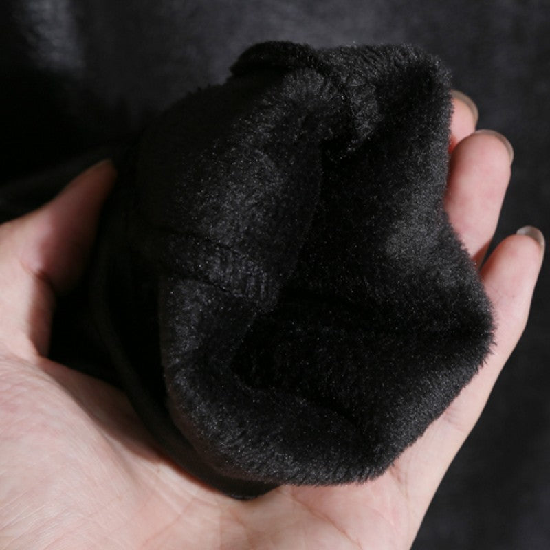 Black Stand Collar Gothic Slim Fit Punk Men Faux Leather Jacket