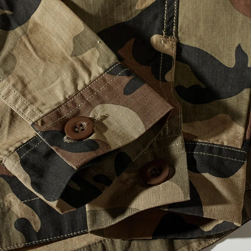 Solid Army Japanese Baggy Jacket