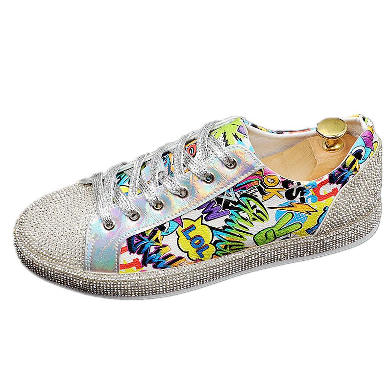 Casual Funky Multi-Color Street Style LOL Sneakers