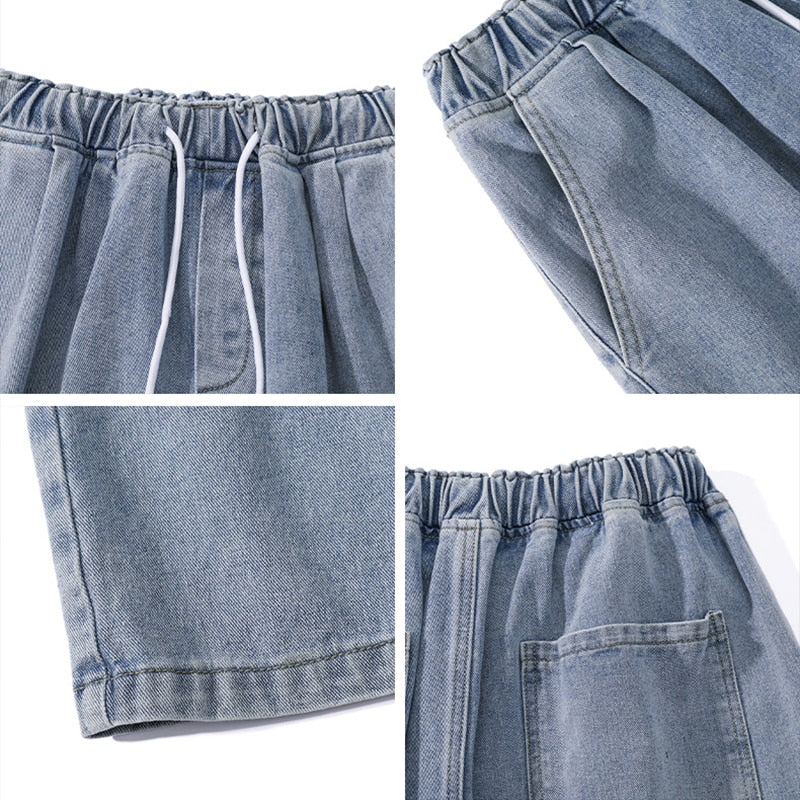 Denim Harajuku Baggy Short Jeans