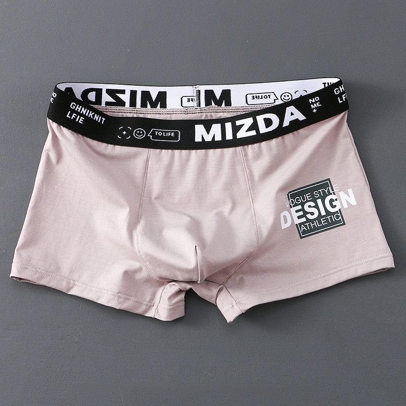 Soft Fabric Printed Letter Boxer