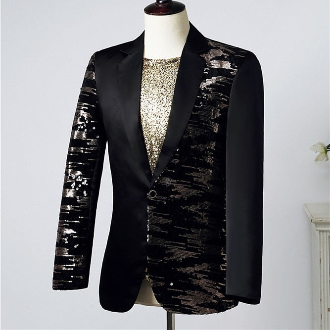 Elegant Party Nightclub Singer Performance Blazer