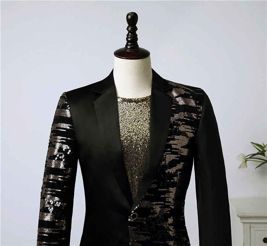Elegant Party Nightclub Singer Performance Blazer