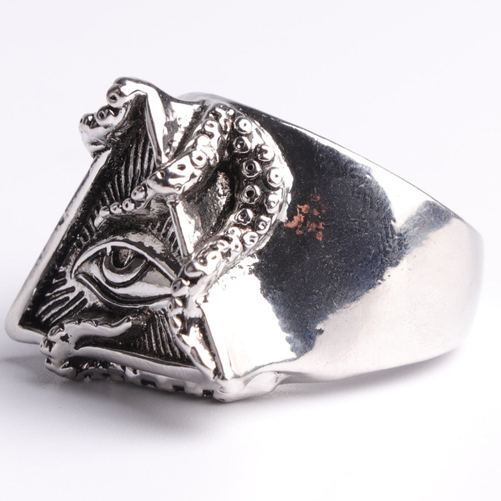 Octopus Triangle Eye Fashion Rings