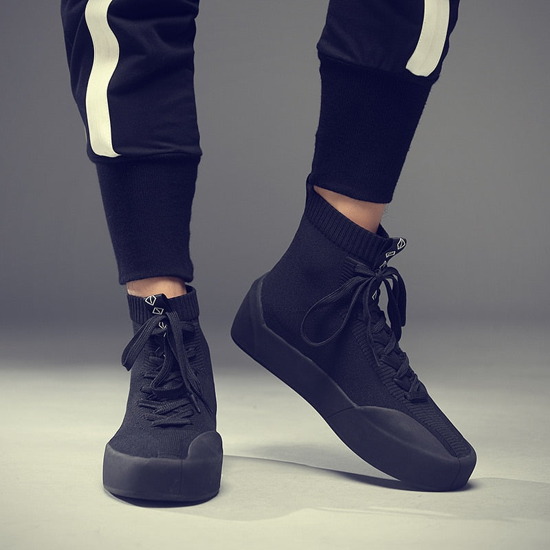 Plush Fabric Men Lace-up Ankle Boots