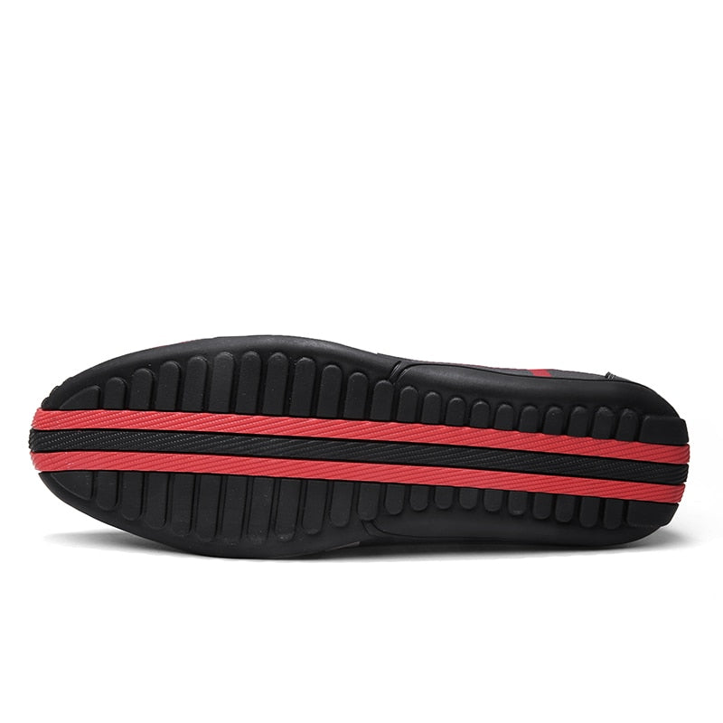 Plaid Casual Walking Lightweight Plaid Moccasins Men Shoes