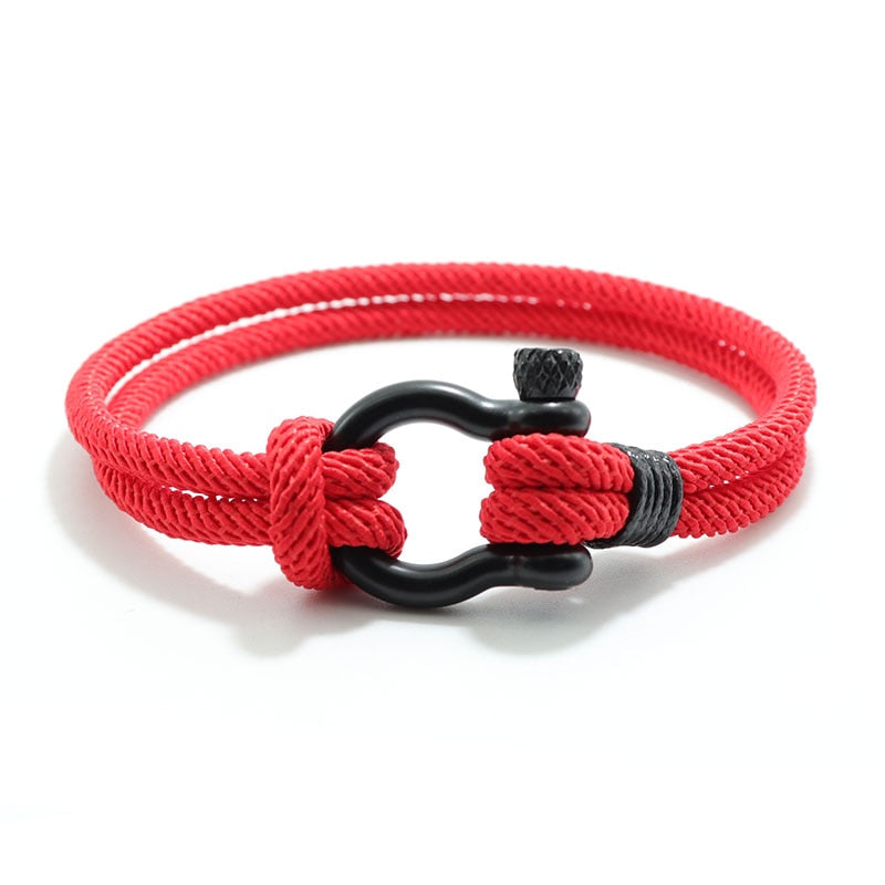 Milan Rope Horseshoe Buckle Bracelet