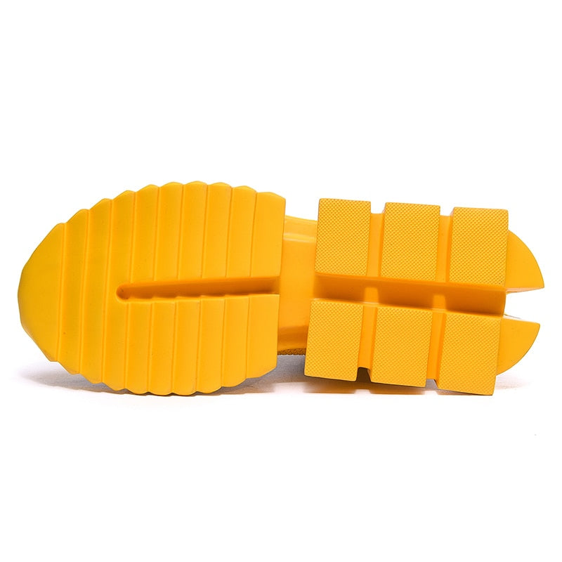 Woven Sock Shoes Men High Top Sneakers Damping Non slip