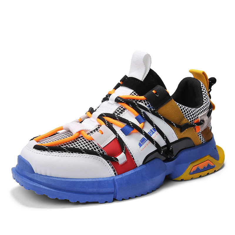 Casual Tide Multicolor Outdoor Lace Up Comfort Men Sneaker