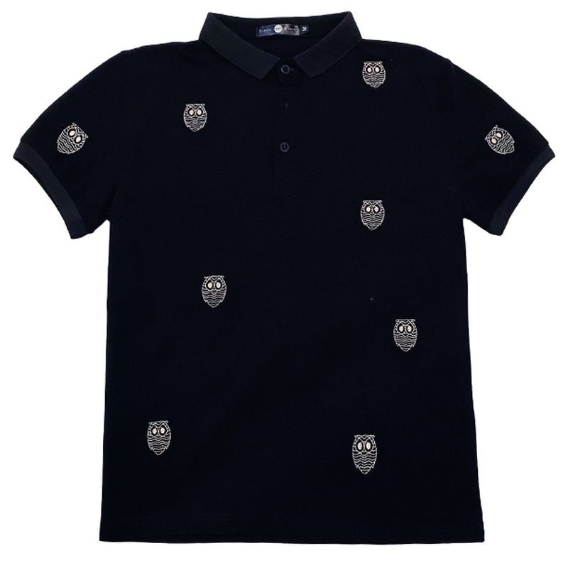 Owl Embroidery Polo Shirts