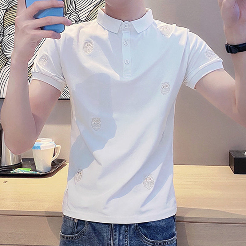 Owl Embroidery Polo Shirts