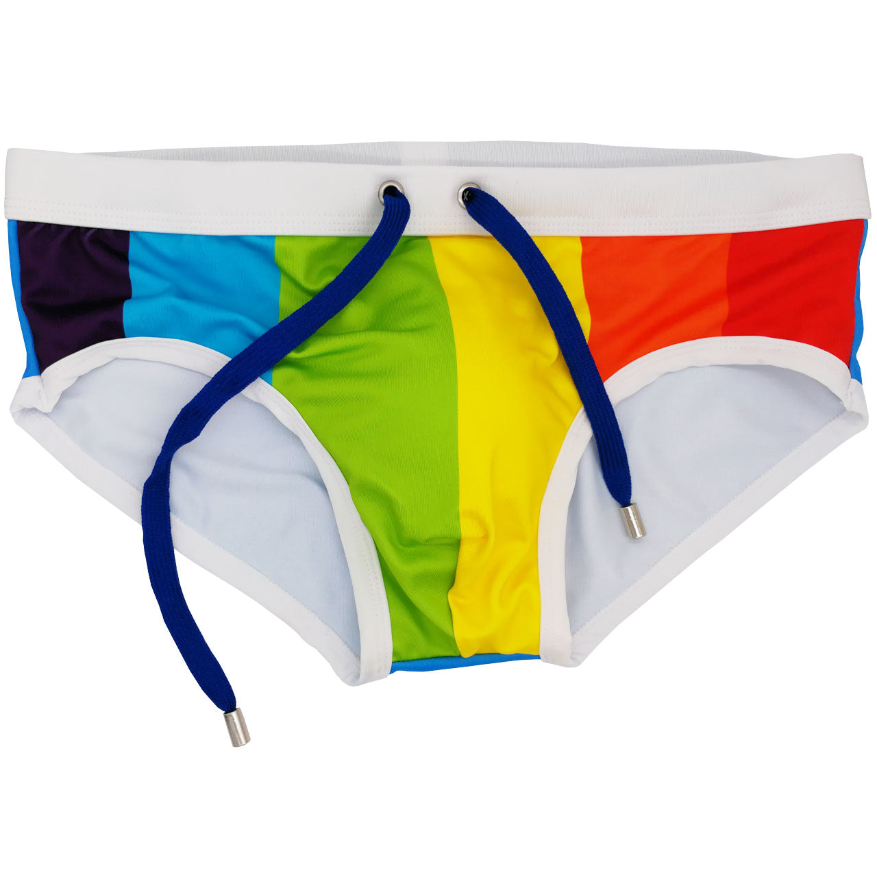 White Based Multicolor Laced Men Underwear