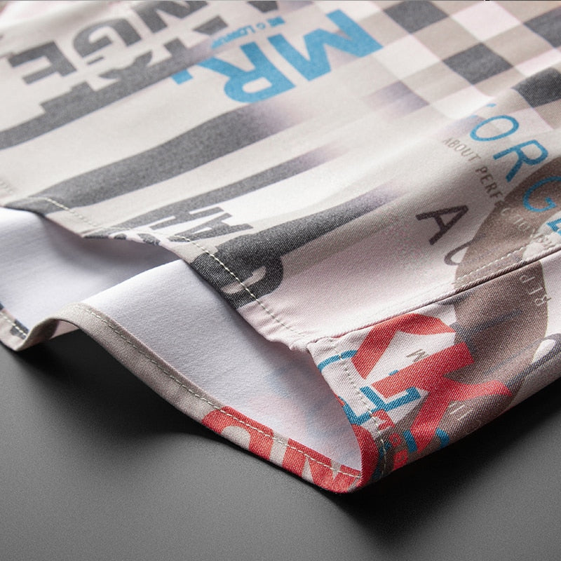 King Kong Word Printed Long Sleeve Shirt