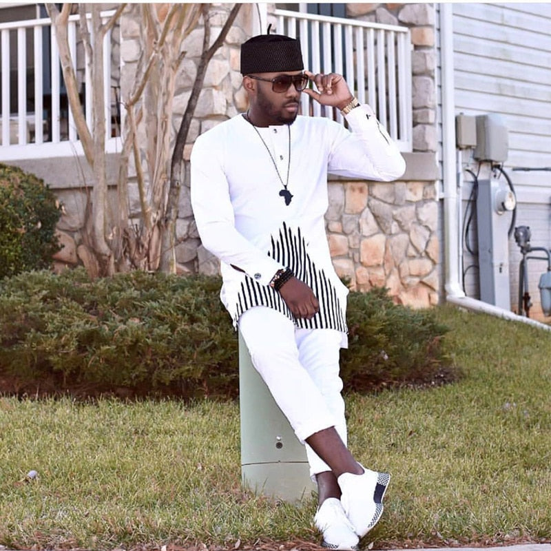 Shirt Pants Set Embroidery Shirt Set