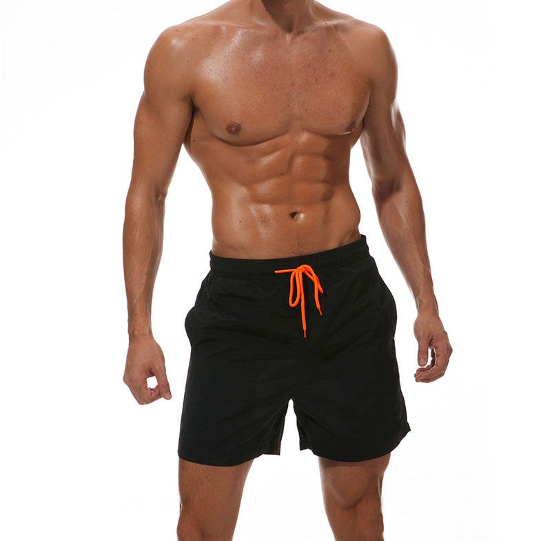 Solid Color Swimwear Shorts