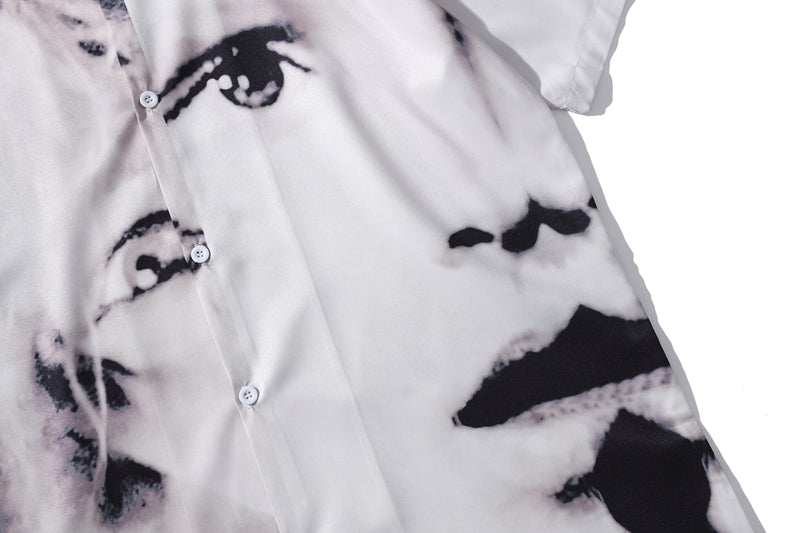 Vintage Roman Printed Grey Shirts