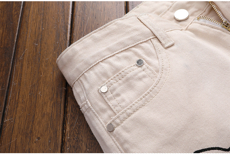 Tiger and Great Wall Printed Men Jeans