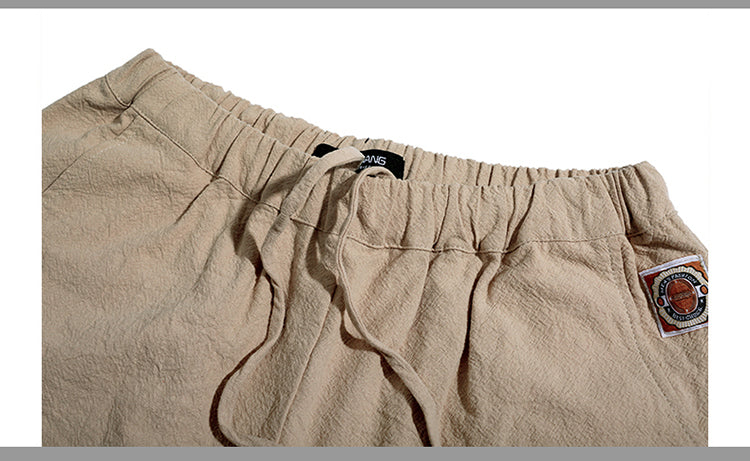 Linen Breathable Loose Fit Casual Short