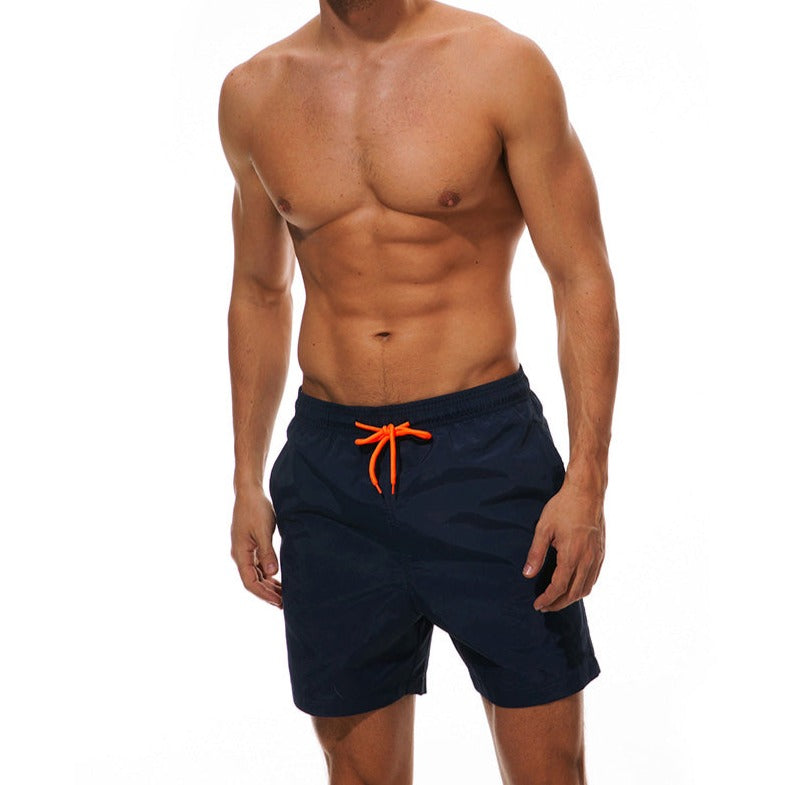Solid Color Swimwear Shorts