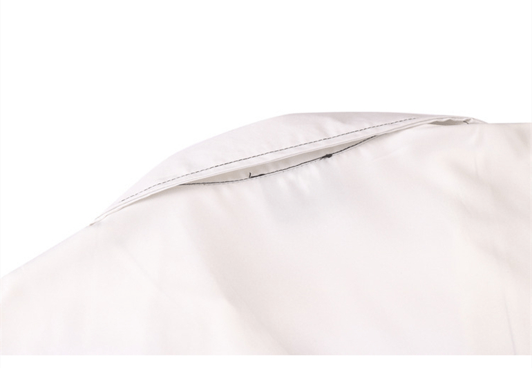 Blue Hand Printed White Shirt