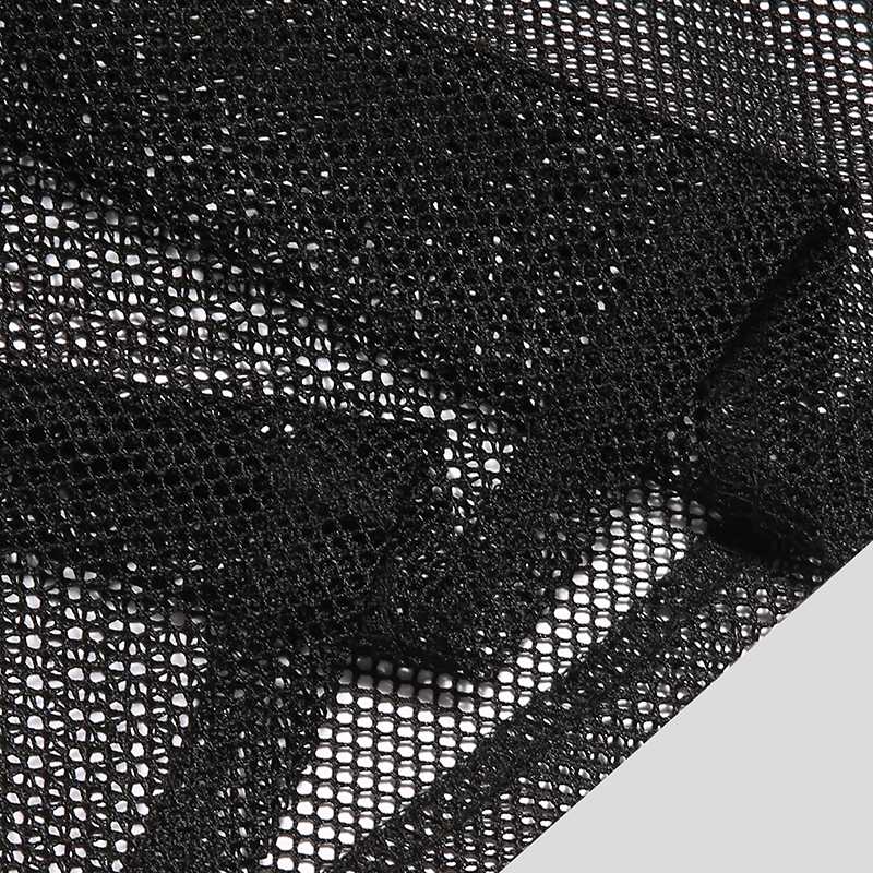 Micro Hollow Out Colorful Mesh Tank Top