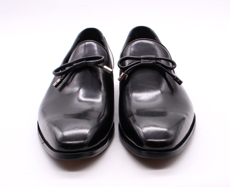 Luxury Men's Shoes Genuine Leather Slip On Black Brown