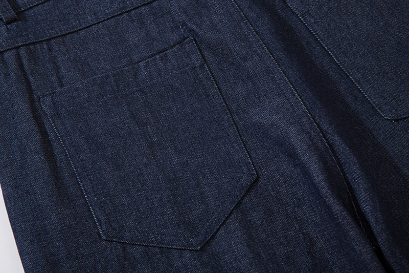 Stars Embroidery Style Loose Jeans