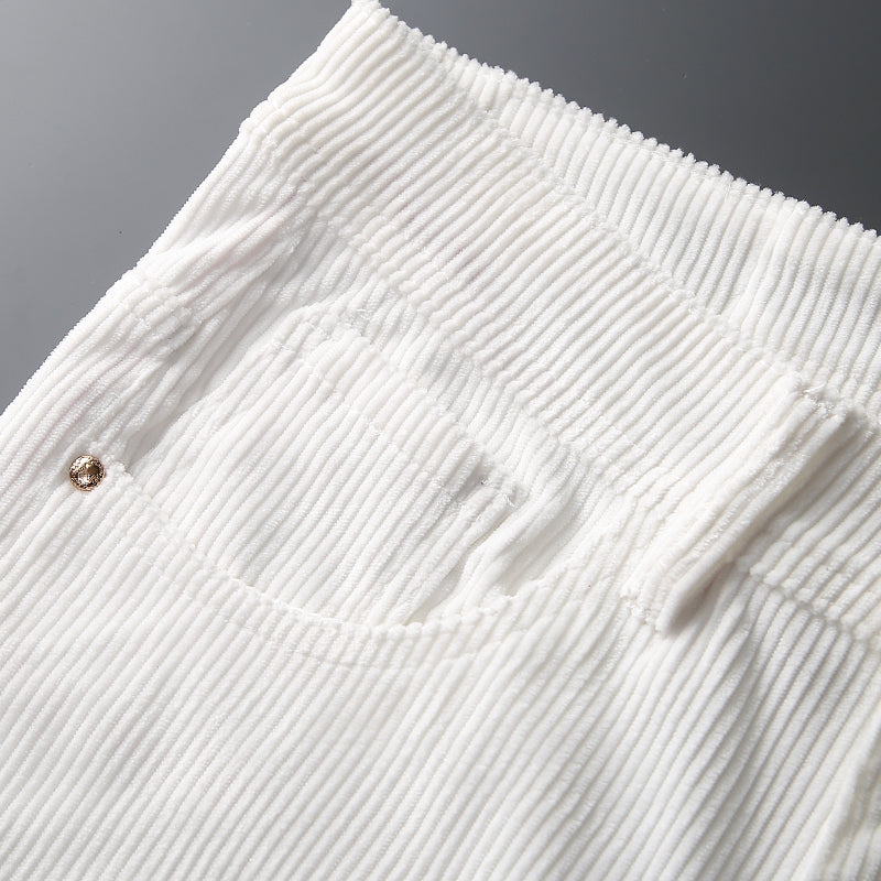 Oriental Style Rooster Embroidery Decorated Pants