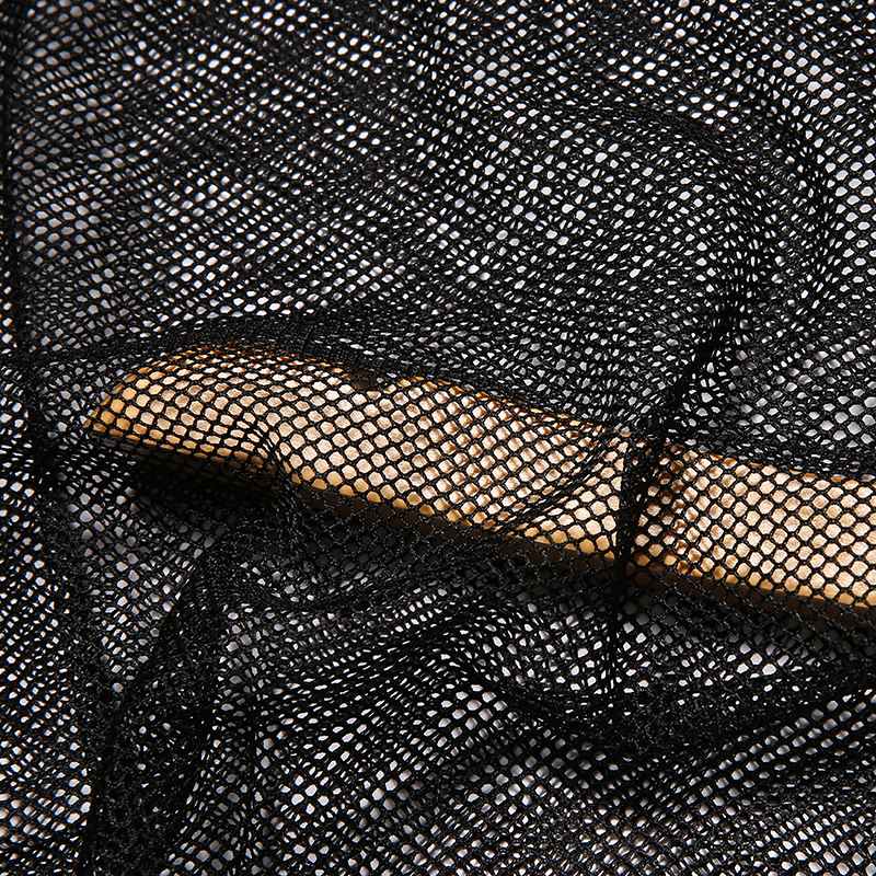 Micro Hollow Out Colorful Mesh Tank Top