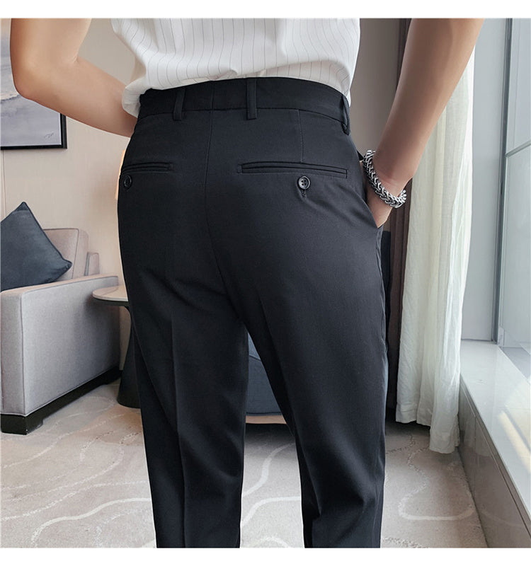 Letter Decorated Short Waist Sash Style Trousers