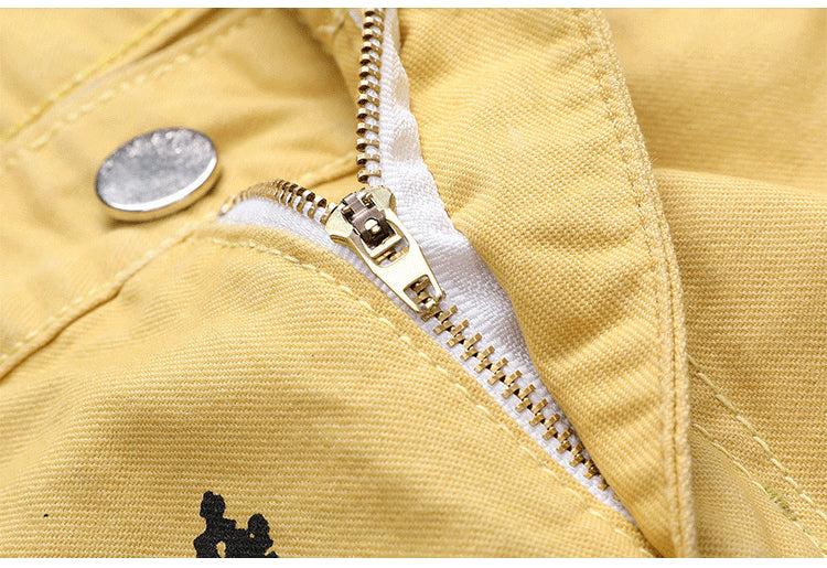 Chair and Bird Scenery Silhouette Jeans