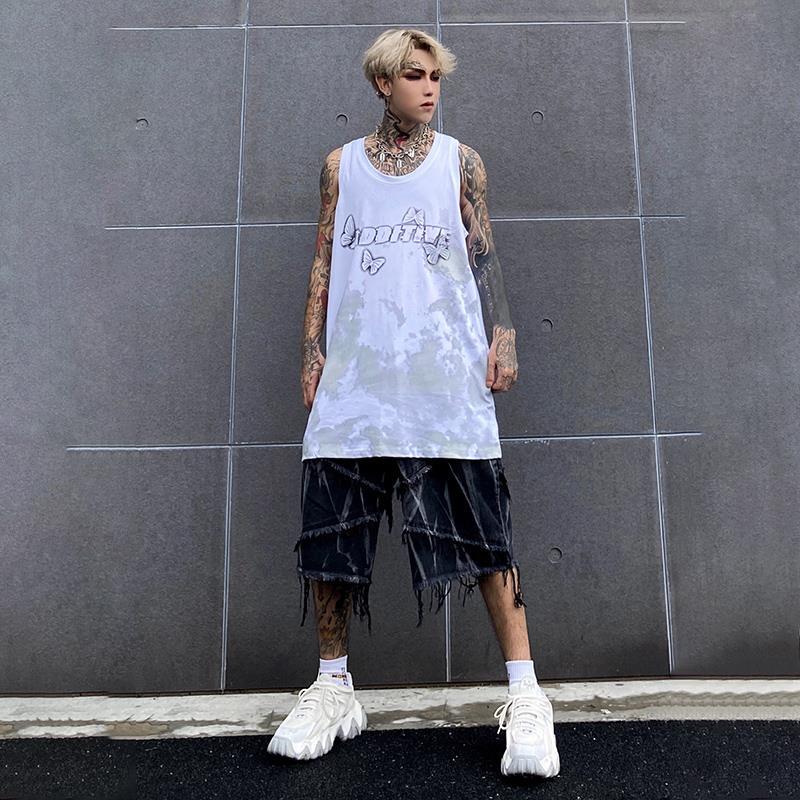 Distressed Ripped Denim Shorts