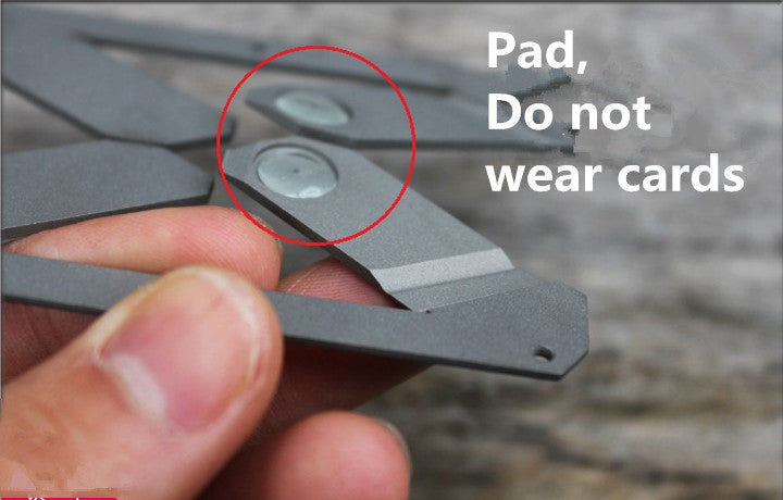 Storm Pure Titanium Alloy Clip Multifunction Men Wallet Multifunction Card Holder Man Gift