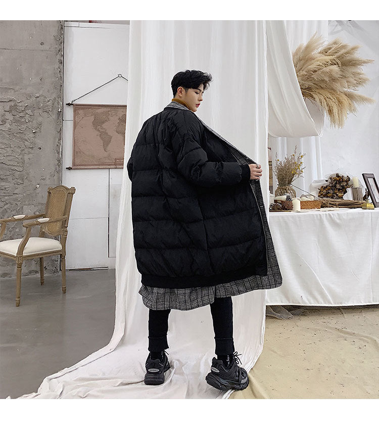 Winter Mix Coat and Padding Outer Men Long Jacket