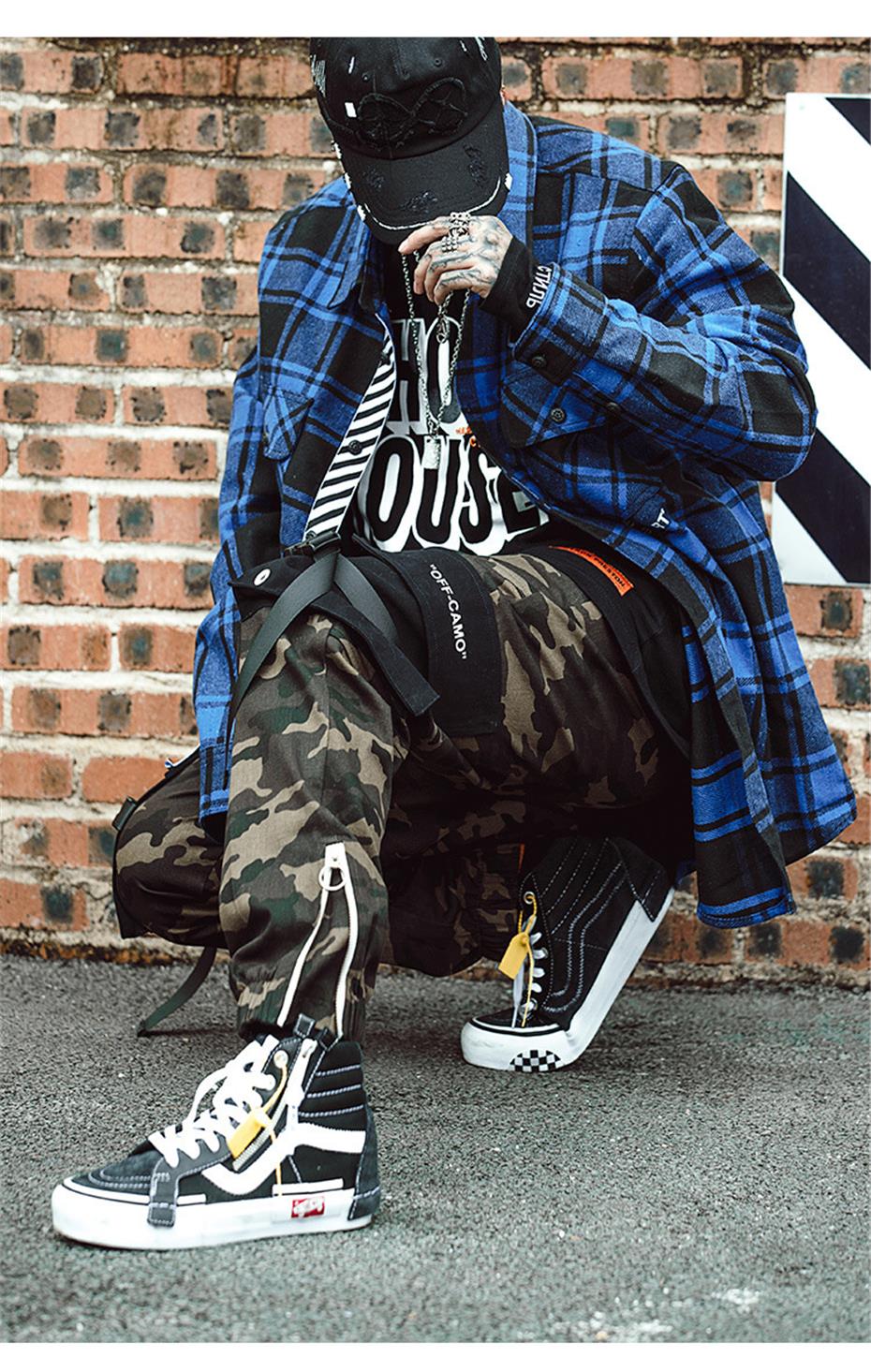 Camouflage Cotton Cargo with Patched Pocket Style Men Streetwear Pant - FanFreakz