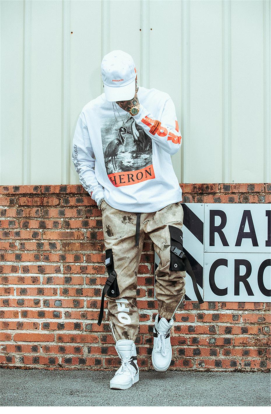 Camouflage Cotton Cargo with Patched Pocket Style Men Streetwear Pant - FanFreakz