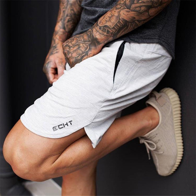 Side Cut Out Men Sweat Shorts Pants